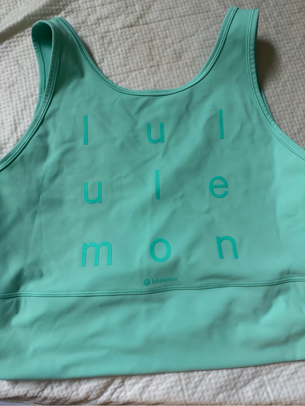 lululemon athletica Mint Green Tank Top